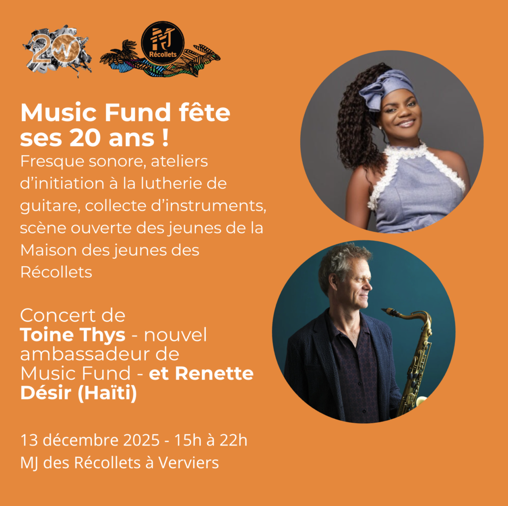 Music Fund fête ses 20 ans à la MJ des Récollets